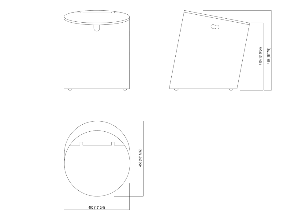 Hauptabmessungen<br>