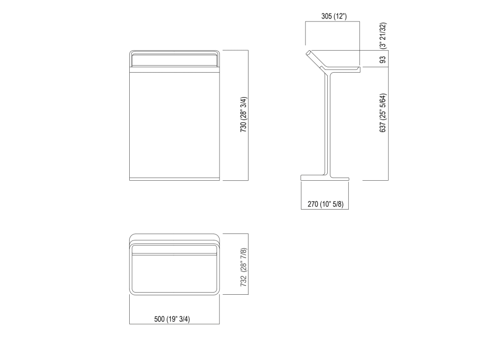 Dimensioni principali<br>