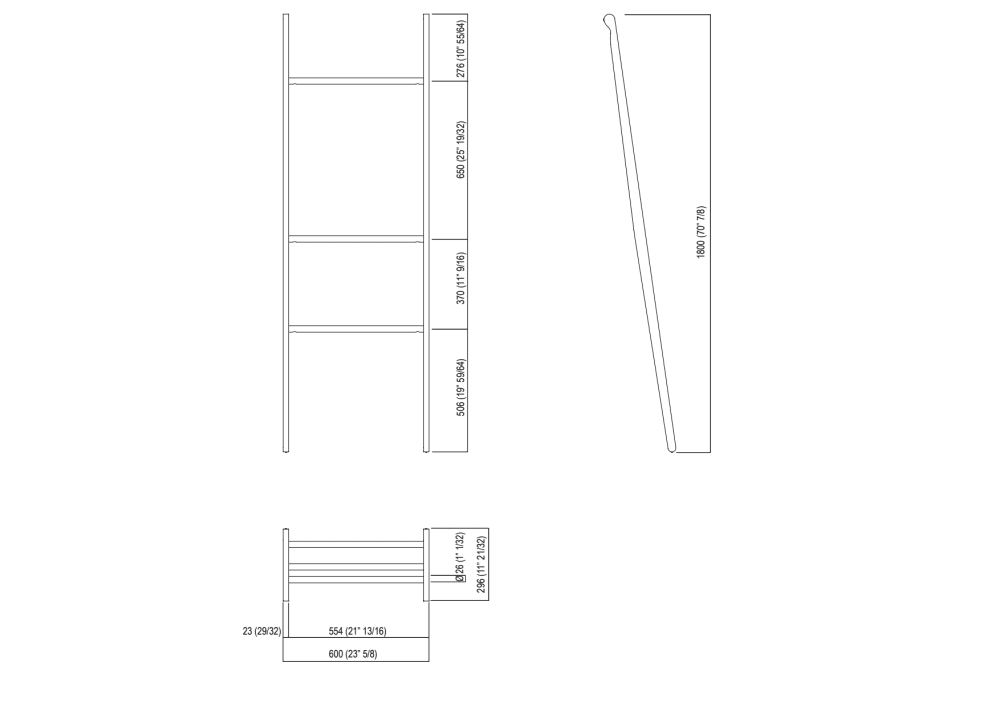 Main dimensions<br>