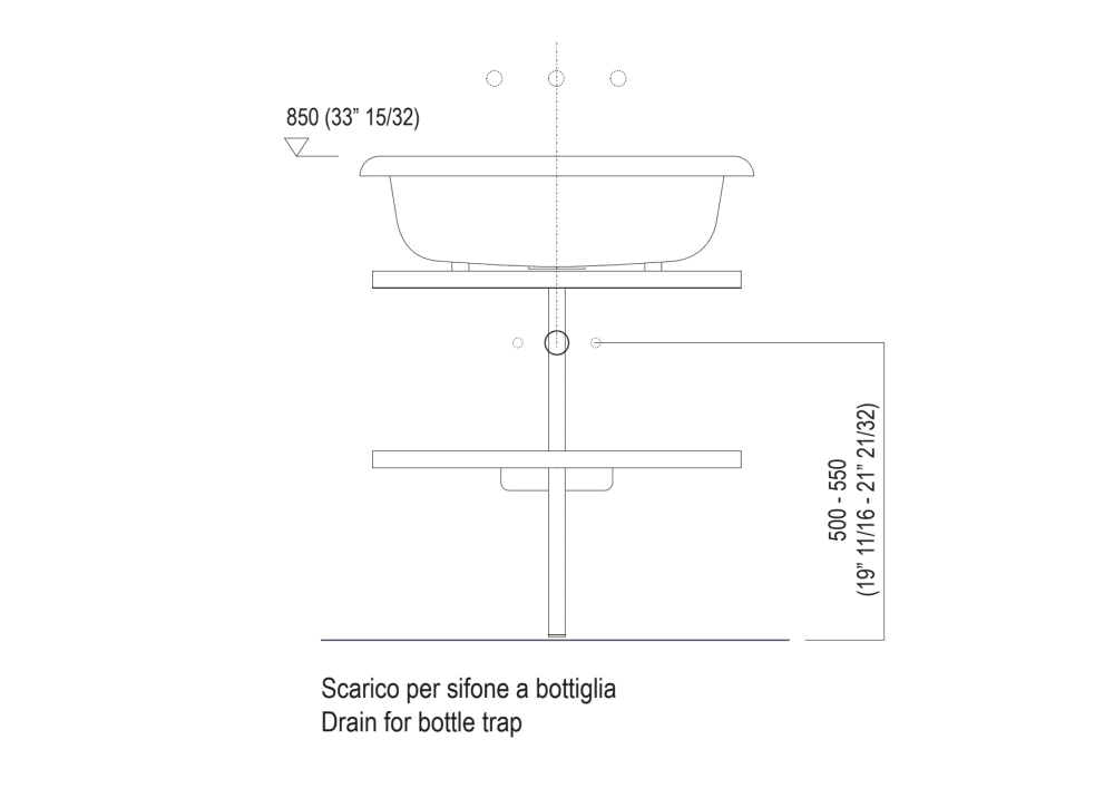 Abmessungen für die Montage