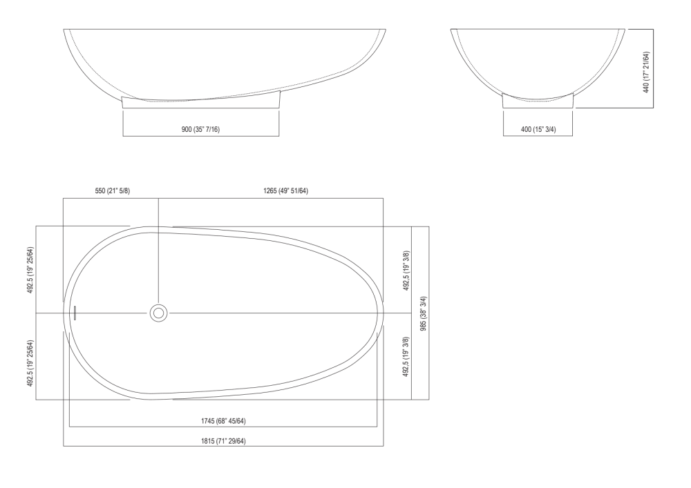 Hauptabmessungen<br>