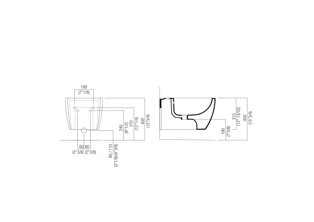 Montageabmessungen<br>