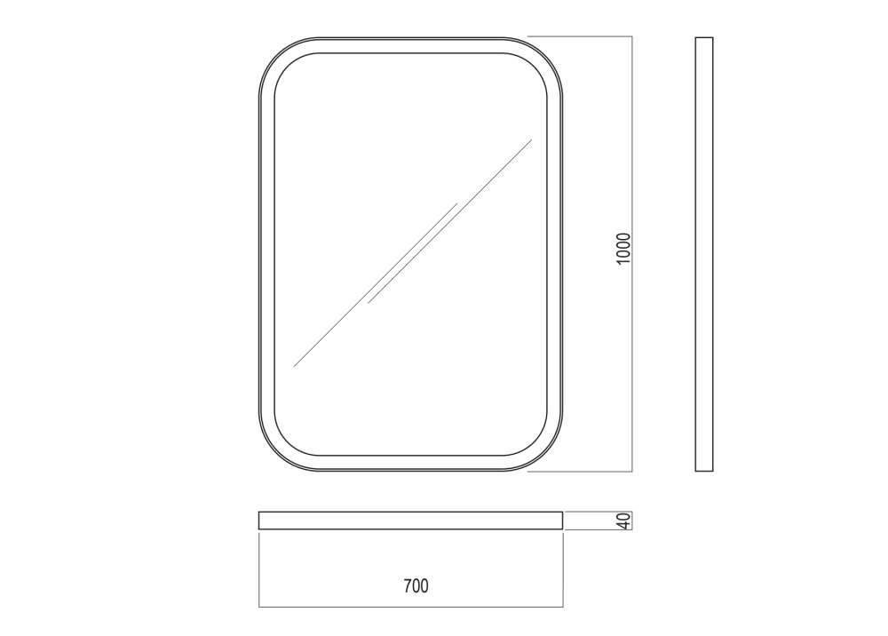 Main dimensions<br><br><br>