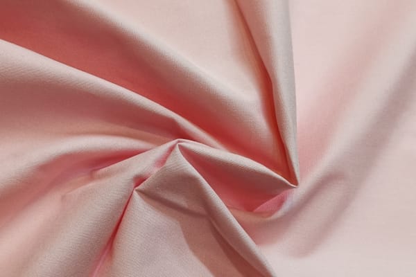 Pink 100% cotton plain poplin, 125 GSM, 146 cm woven fabric