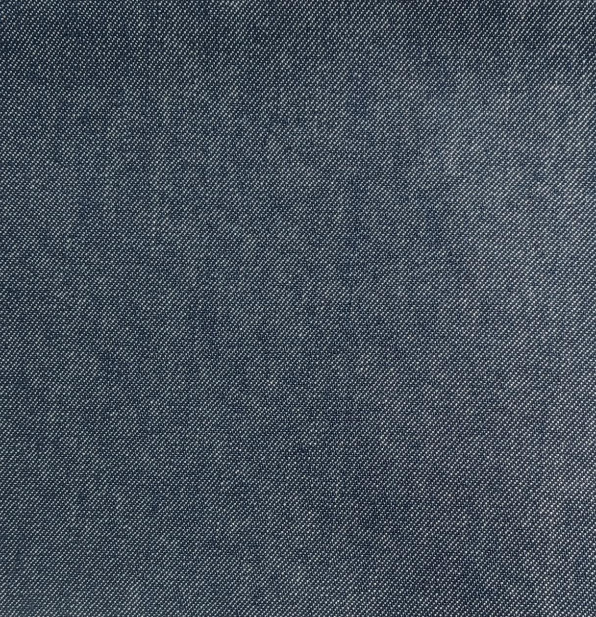 Indigo blue 6.5 oz cotton twill denim fabric with mercerized soft finish