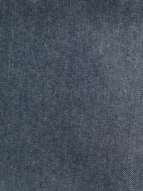 Indigo blue 6.5 oz cotton twill denim fabric with mercerized soft finish
