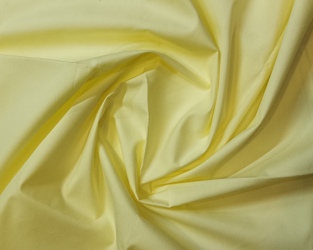 Lightweight plain weave poplin, 100% Cotton, Mercerized-Silicon finish with Brushed hand, Sky Blue, 125 GSM