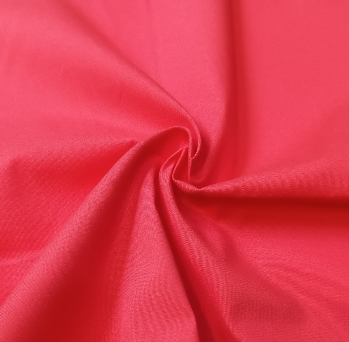 Nokia-655 poplin 100% Cotton in Dark Coral, mercerized & silicon finish with brushed hand, 125 GSM