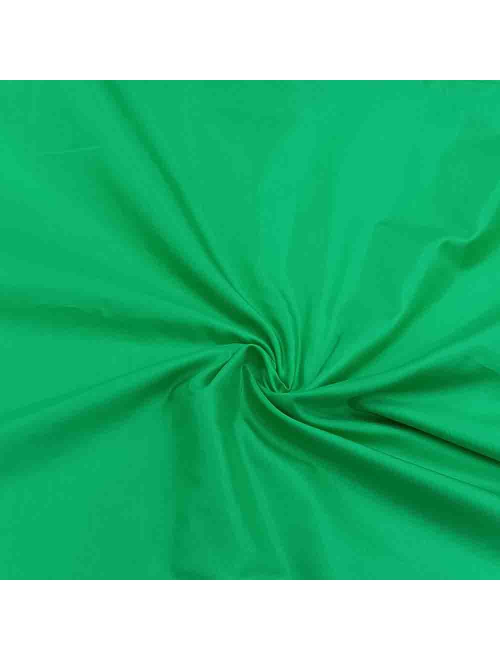 Nokia-606 poplin (plain) 100% cotton, Emerald Green, mercerized & silicon finishes, 125 GSM