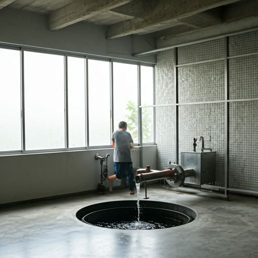 Sustainable water treatment facility in factory