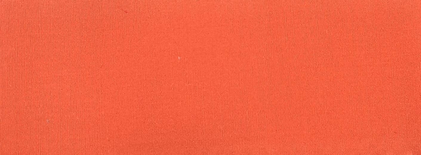 Nokia-662 100% cotton plain poplin weave Bright Orange, mercerized and silicon finish, 125 GSM