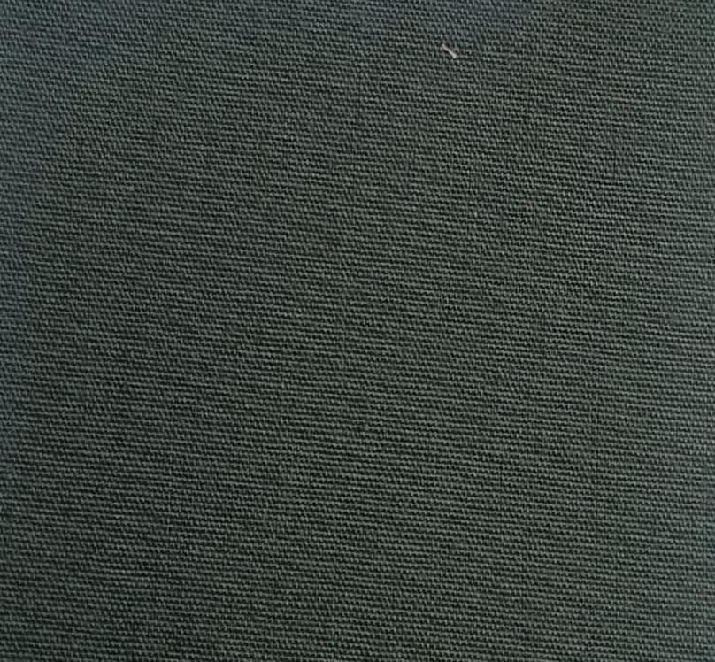 Nokia-687 lightweight plain poplin 100% cotton in Bottle Green, mercerized and siliconized with brushed finish, 125GSM