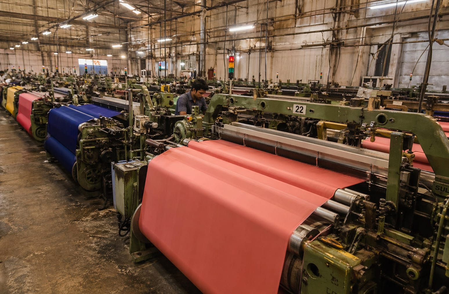 Solid Dyed Poplin Fabric in Bhiwandi