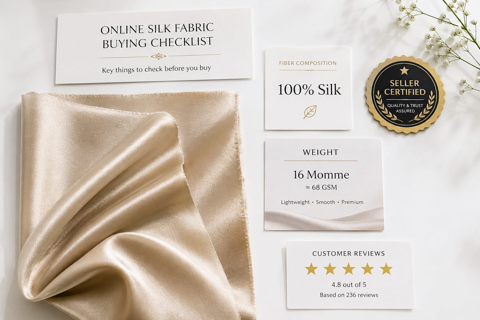 What Should You Consider Before Buying Silk Fabrics Online? What Should You Consider Before Buying Silk Fabrics Online?