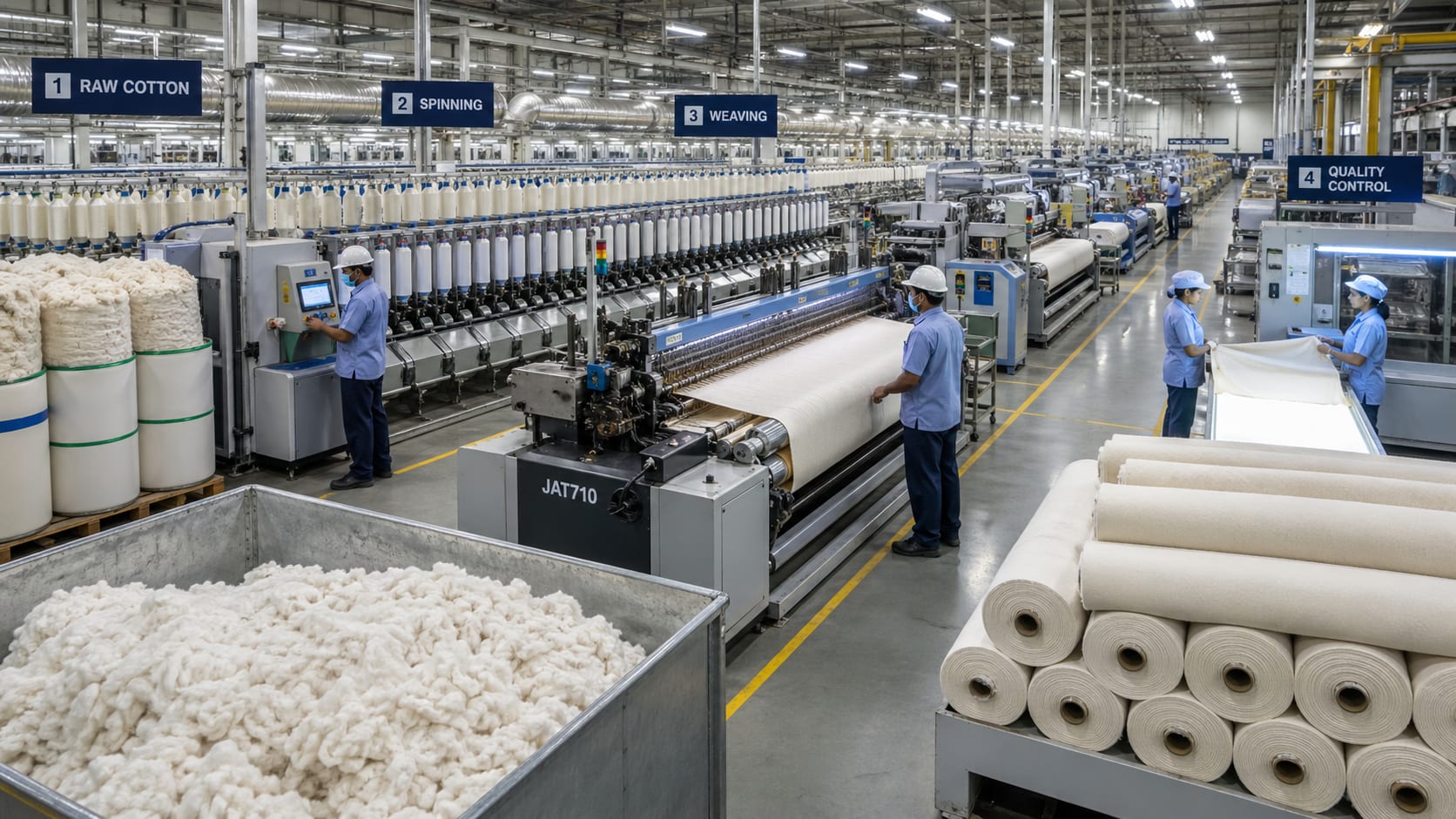 Complete Textile Manufacturing Process from Fiber to Fabric Complete Textile Manufacturing Process from Fiber to Fabric