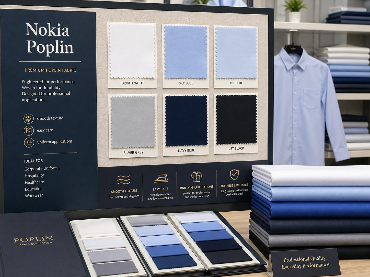 Nokia Poplin Fabric: Properties, Uses, and Market Demand in 2026 Nokia Poplin Fabric: Properties, Uses, and Market Demand in 2026