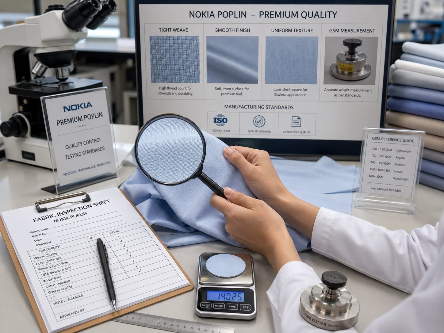 How to Identify Premium Nokia Poplin Fabric in Textile Manufacturing How to Identify Premium Nokia Poplin Fabric in Textile Manufacturing
