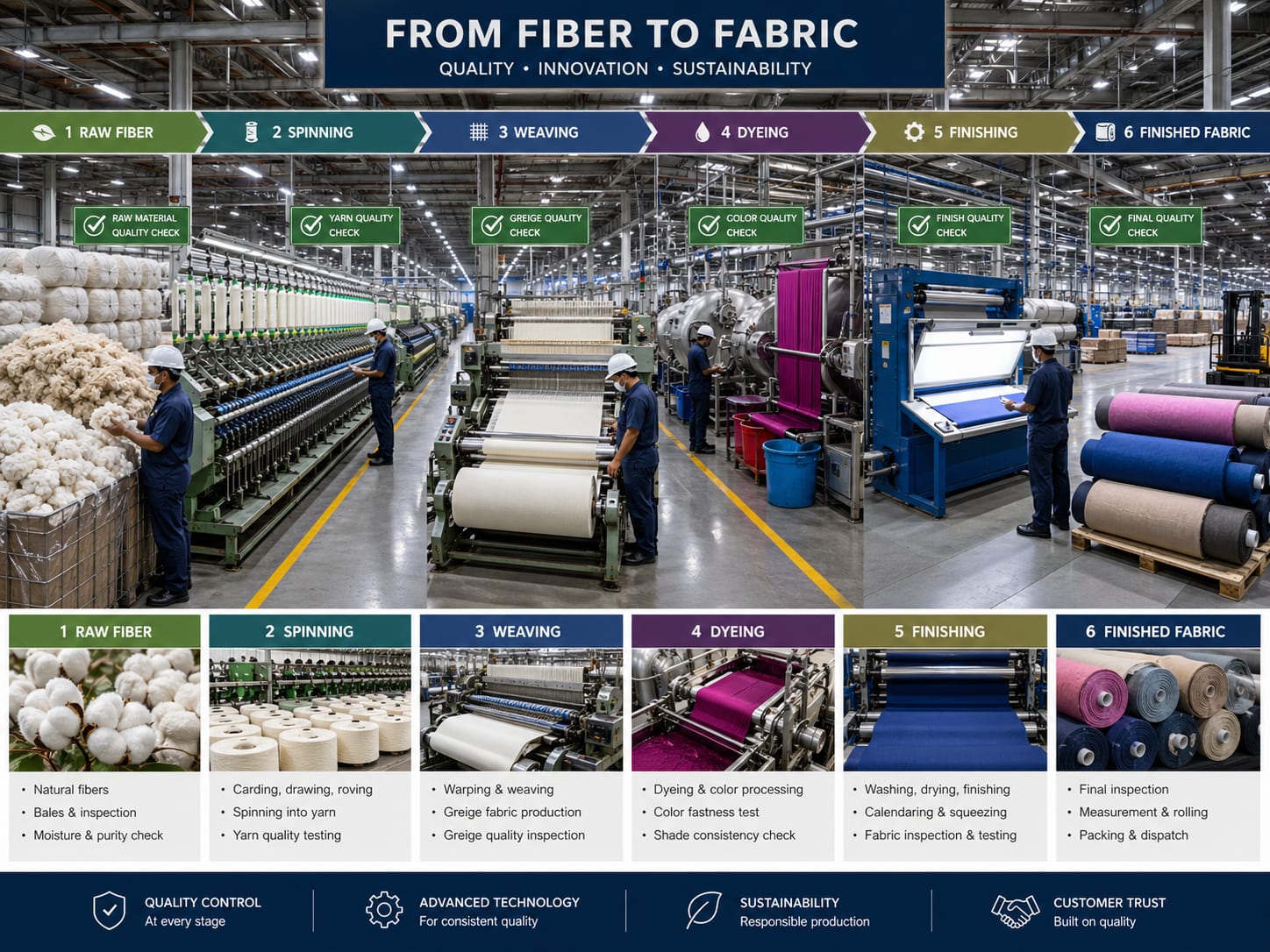 Understanding the Complete Textile Production Process Understanding the Complete Textile Production Process