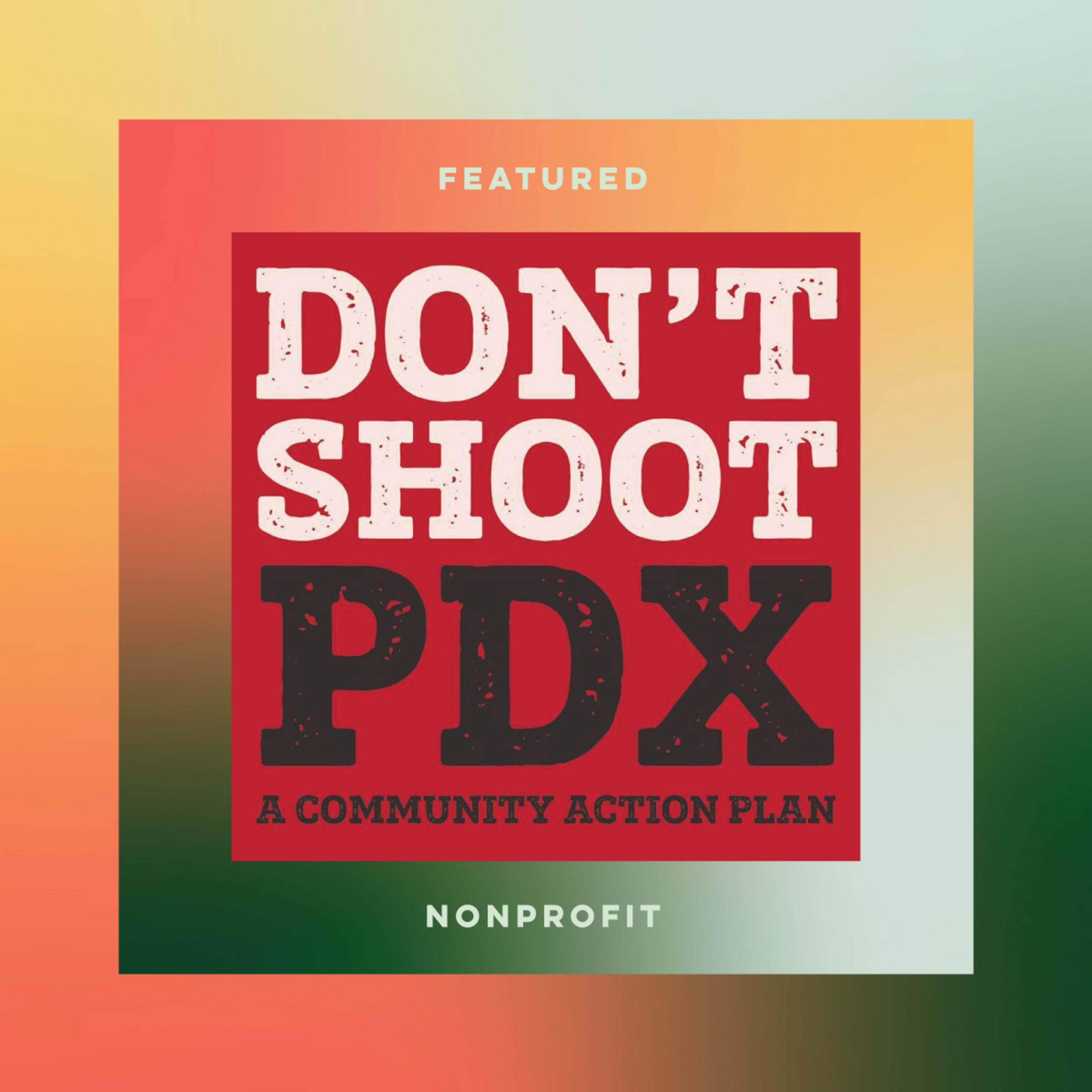 Don't Shoot PDX logo