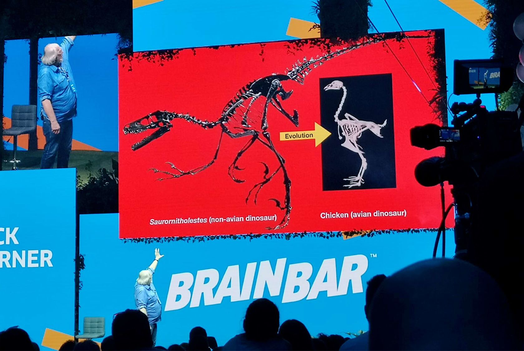 404 at Brain Bar: Dinosaurs and robots