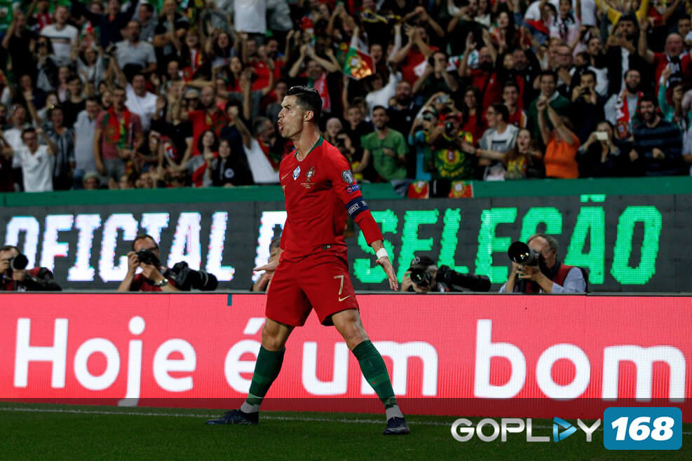 Portugal Vs Luksemburg Cristiano Ronaldo Mencetak Gol