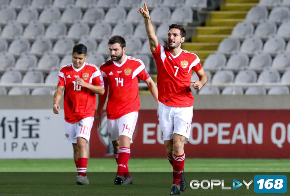 Rusia Mengikuti Belgia Lolos Kualifikasi Piala Eropa 2020