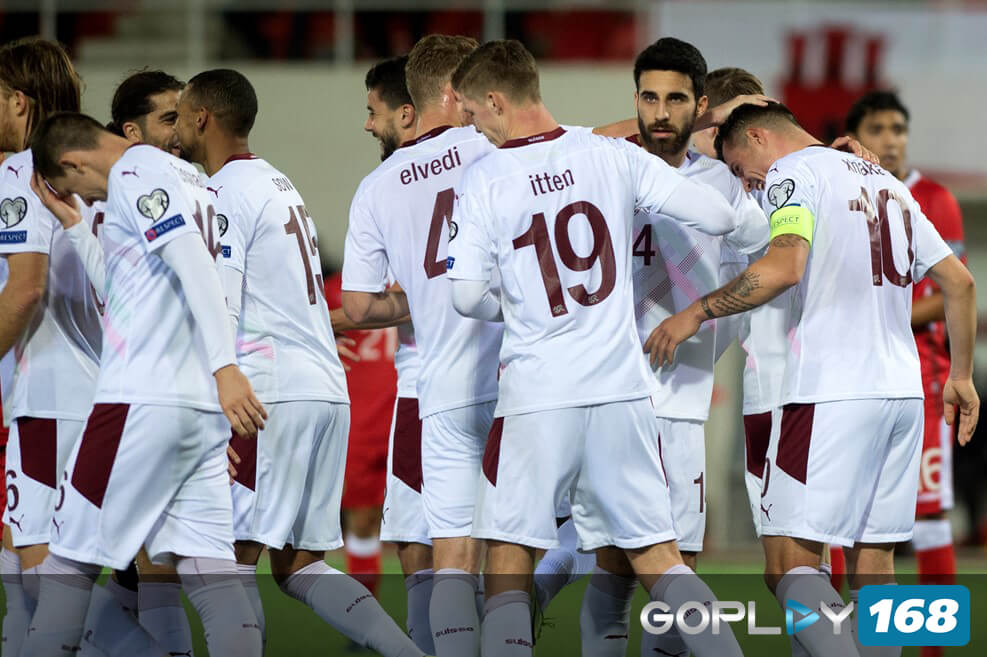 Swiss Lolos Piala Eropa 2020 Setelah Mengalahkan Gibraltar 1-6