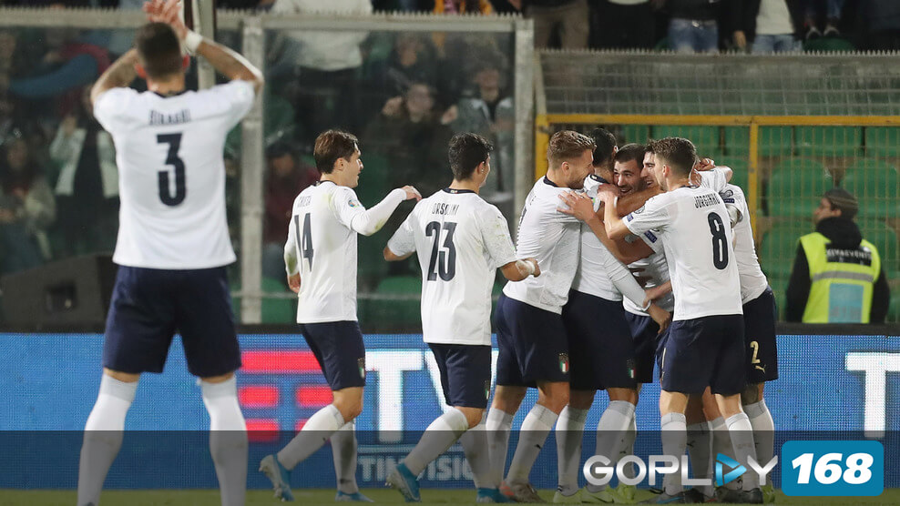 Italia Menang Besar Atas Armenia 9-0