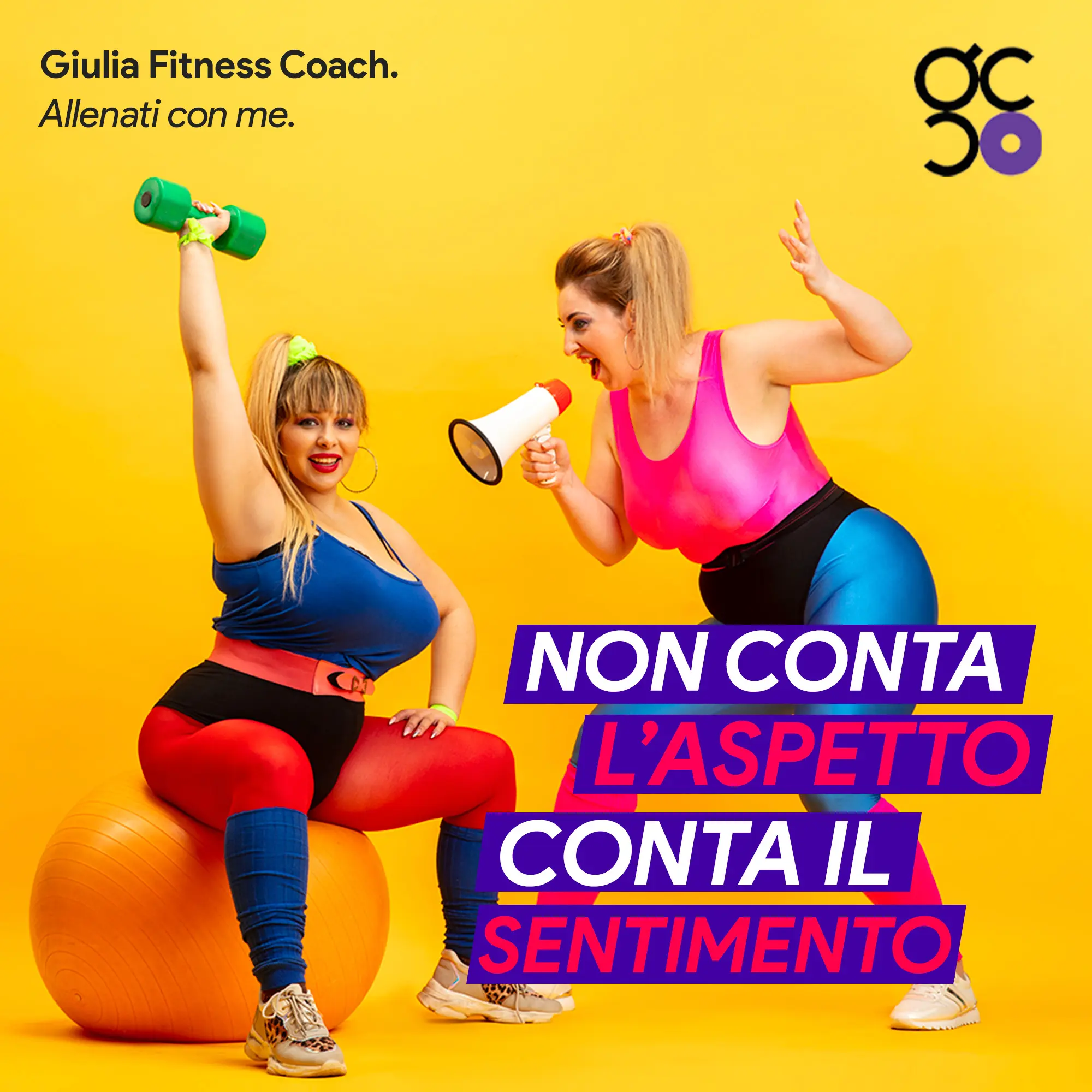 Campagna  per professionista attiva nel settore fitness 