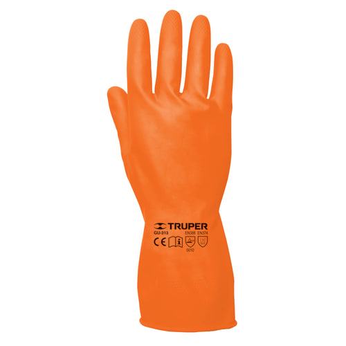 Guantes látex para limpieza industrial TRUPER