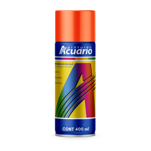 Pintura spray naranja