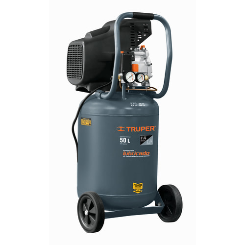 Truper COMP-50LT, Compresor de aire 50L, lubricado, horizontal, potencia  máxima, 3 1/2 HP, 120 V : : Herramientas y Mejoras del Hogar