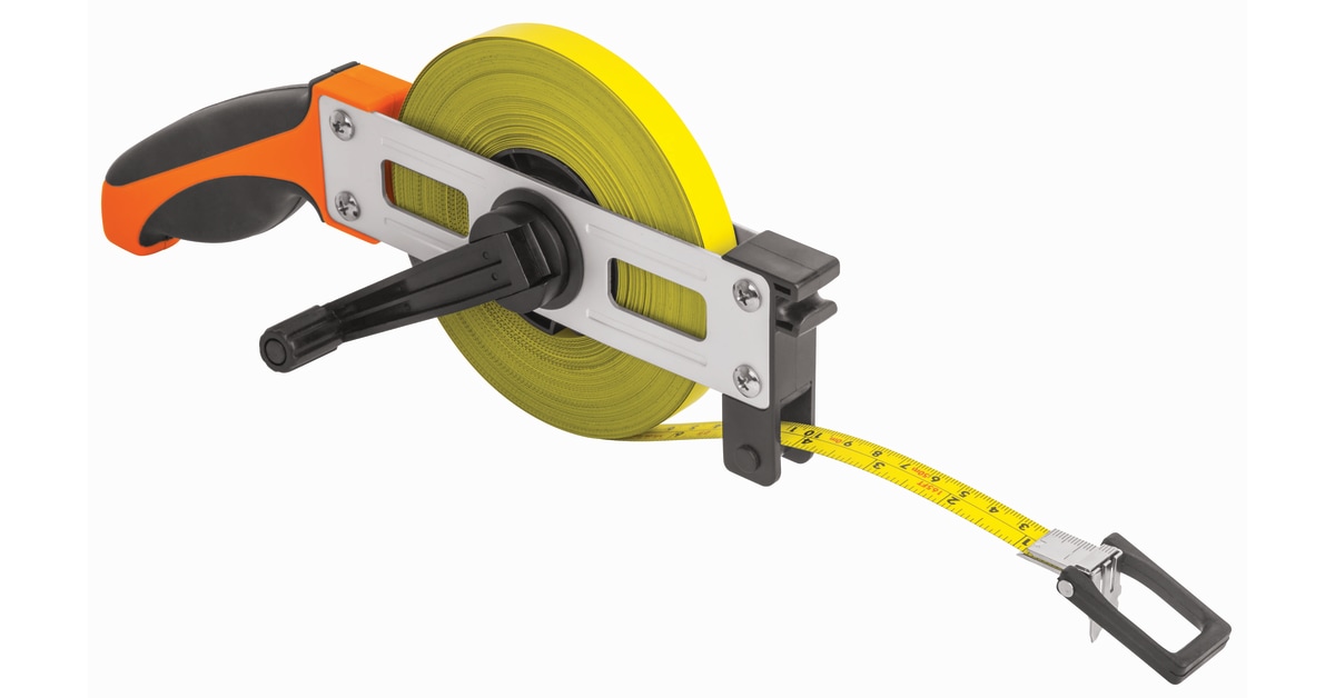 Cinta métrica 50M Truper de fibra de vidrio, tipo cruceta