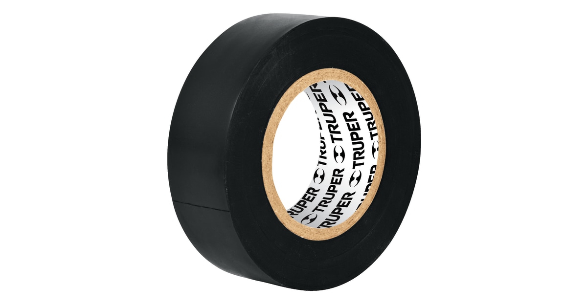Cinta Aislante 3 4x9mts M 22 Truper Negra 12501 cinta-aislante-3-4x9mts-m-22-truper-negra-12501