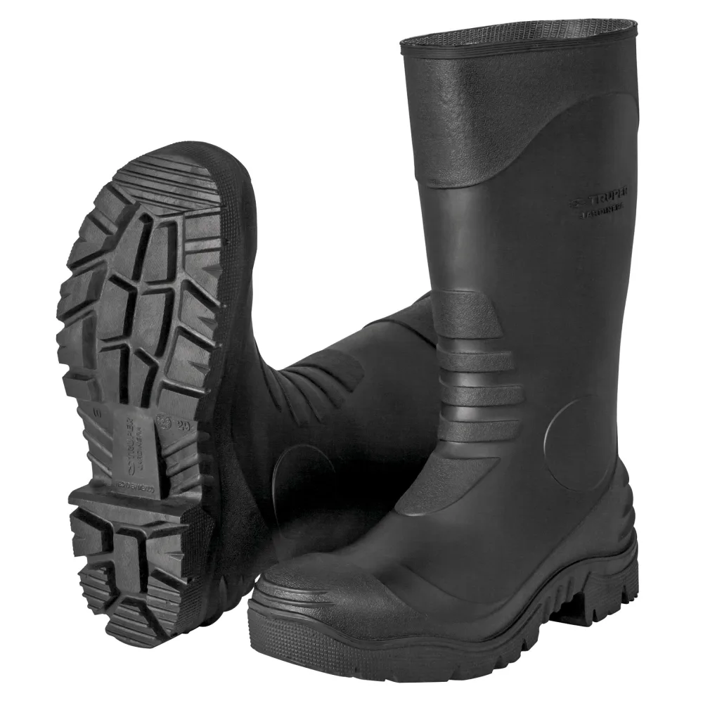 Bota hule 6/39 truper negra uso jardin 17920 Fierros Ferretería