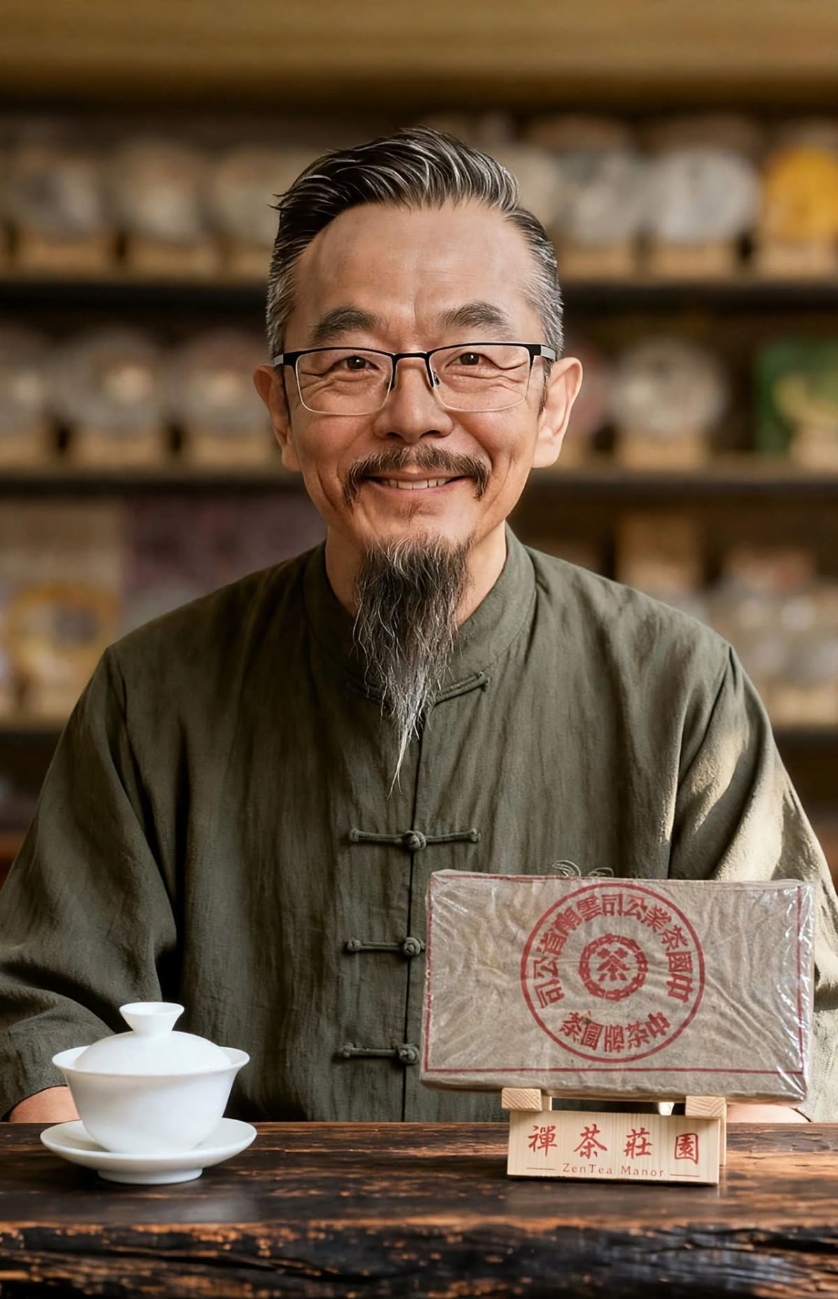 CA-008 中茶紅印磚(500g·老料 80 年代·古道茶廠分裝) 封面