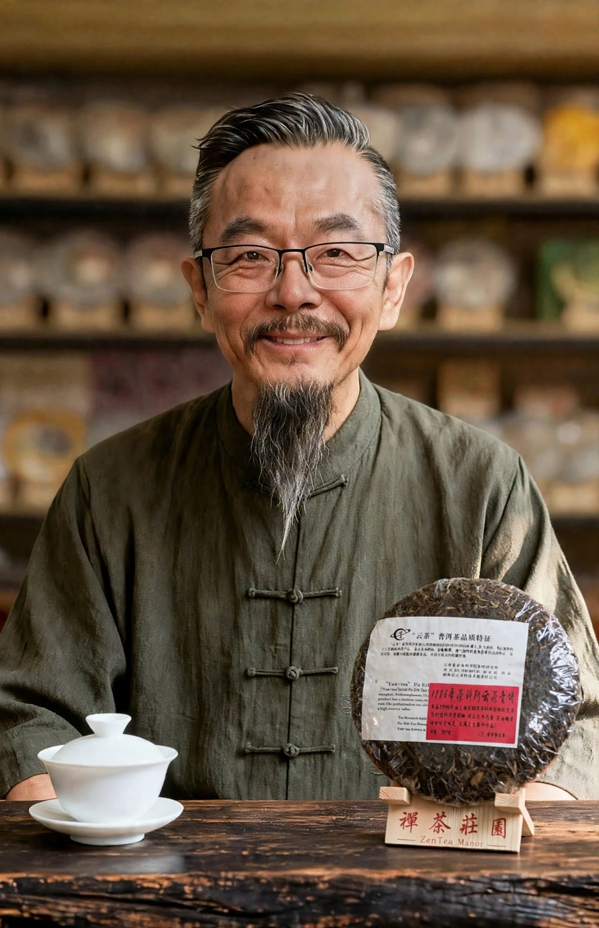 CA-017 1996茶科所云茶青餅(科研機構線) 封面