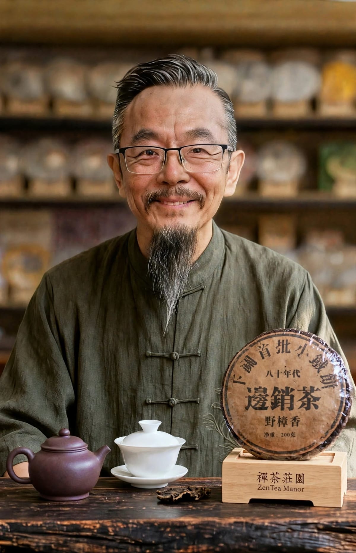 CA-026 八十年代野樟香邊銷鐵餅(熟茶) 封面