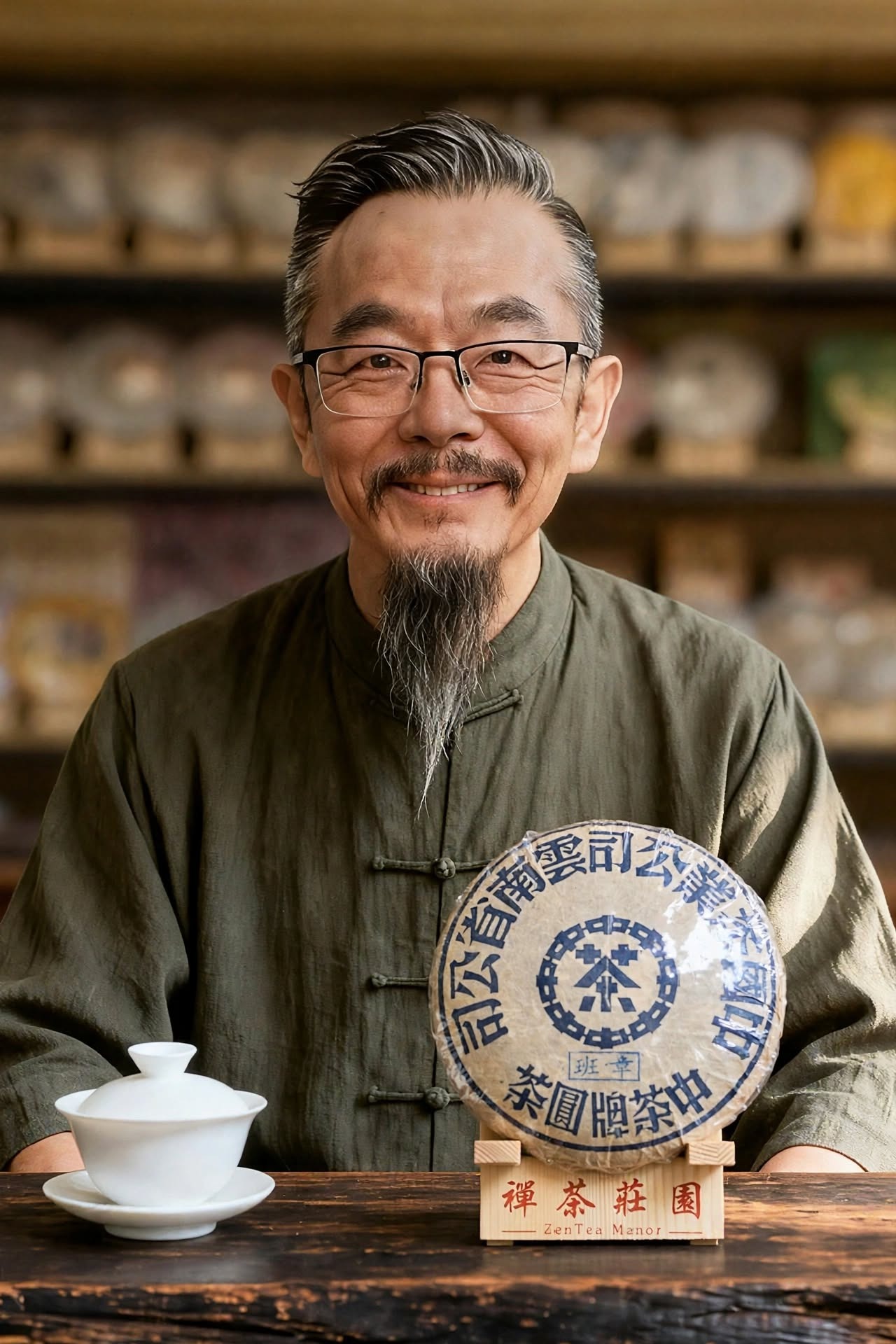 CA-013 中茶班章藍印(老料分裝·俗稱:中茶 貴面藍) 封面