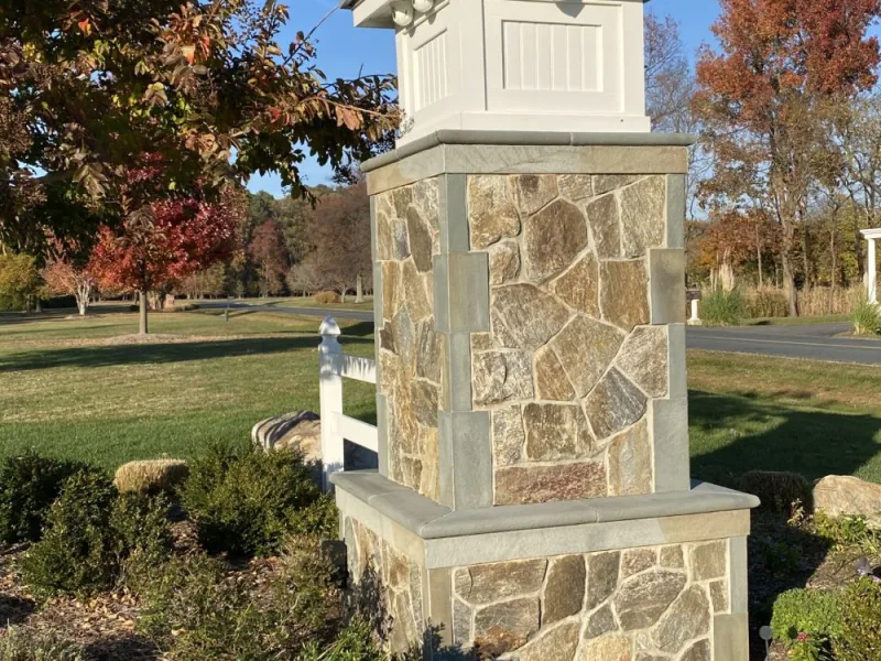 Custom Bluestone Pillar