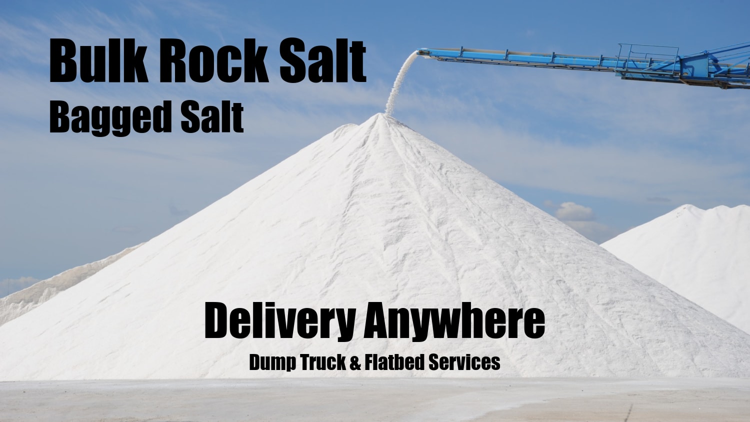 Bulk Road Salt In-stock and Delivered Anywhere