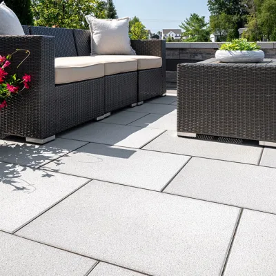 Arcana Pavers have a Silky, matte texture and Easy Clean surface protection.