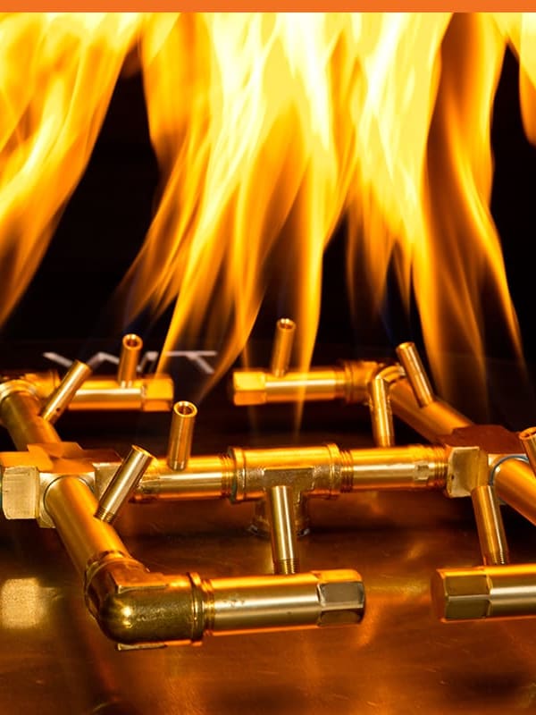 Warming Trends Crossfire Brass Burner
