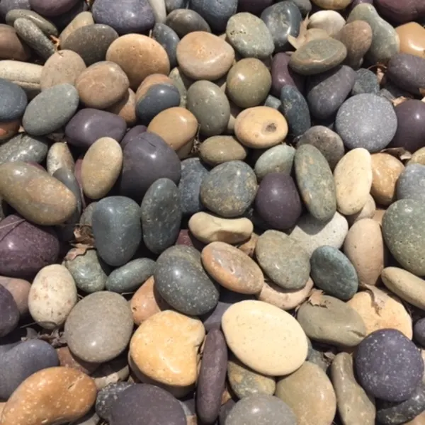 Mixed Color Polished Pebbles