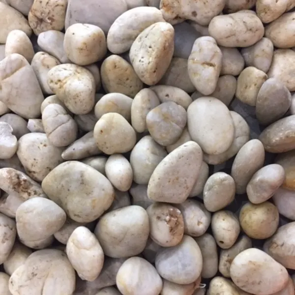 White Polished Pebbles