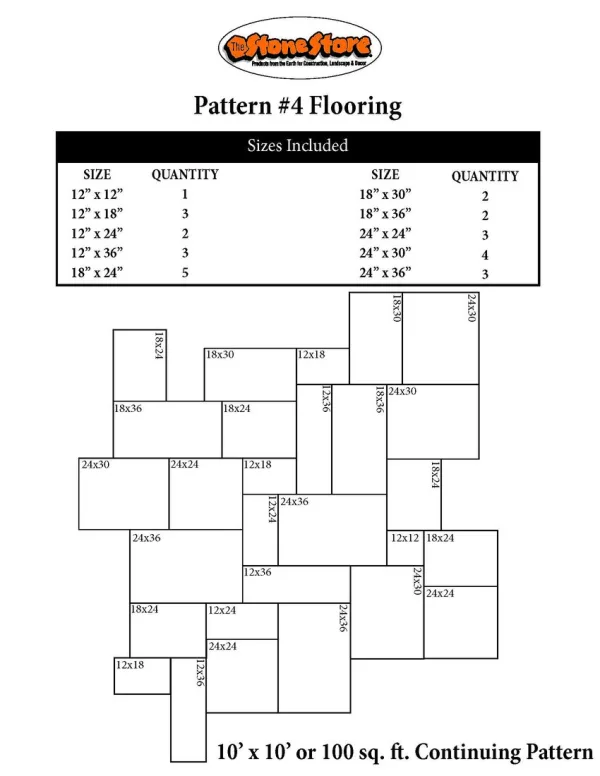 Bluestone Flooring Pattern Version 4