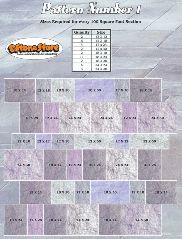 Natural Stone Flooring Pattern Version 1