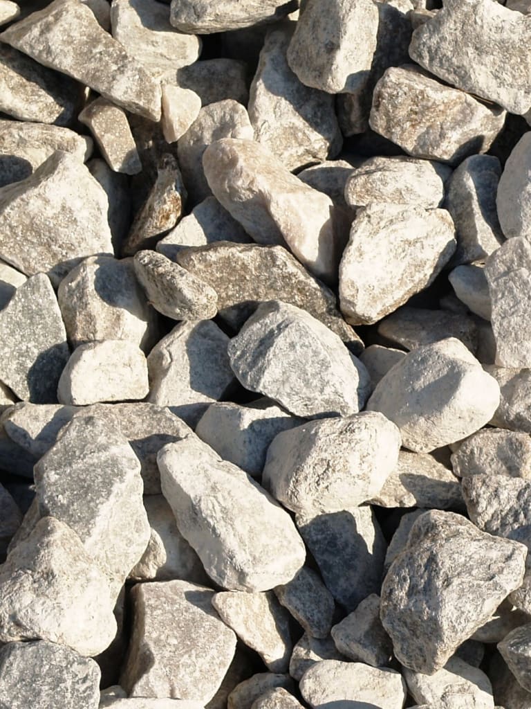 Gray White Crushed Stone #57