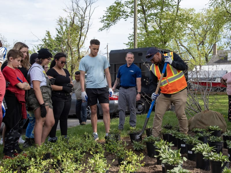 Teaching the skills to grow plants