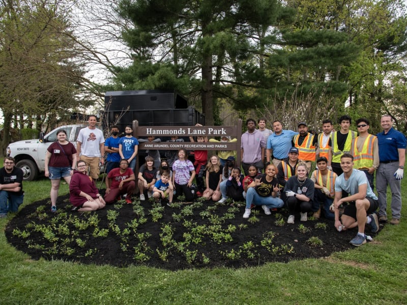 TCP Youth Empowerment volunteers for Earth Day 2022